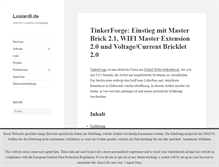 Tablet Screenshot of lusiardi.de